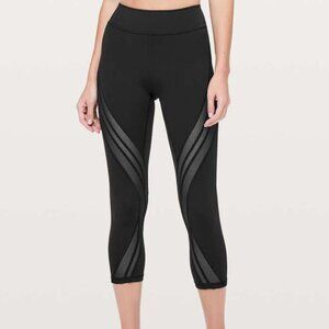 Lululemon Never Still Crop *21" - 10 Black